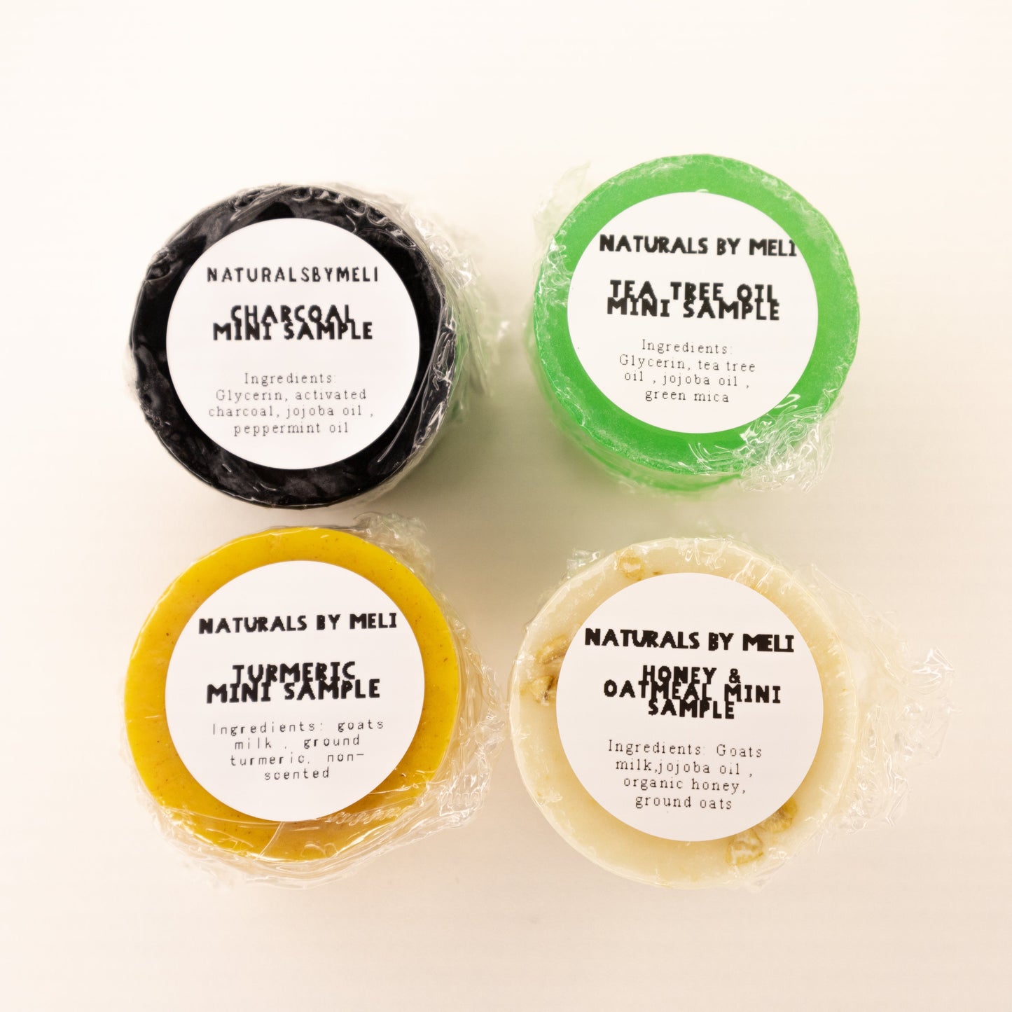 Mini paquete de muestra de jabóns