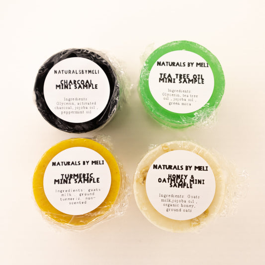 Mini paquete de muestra de jabóns