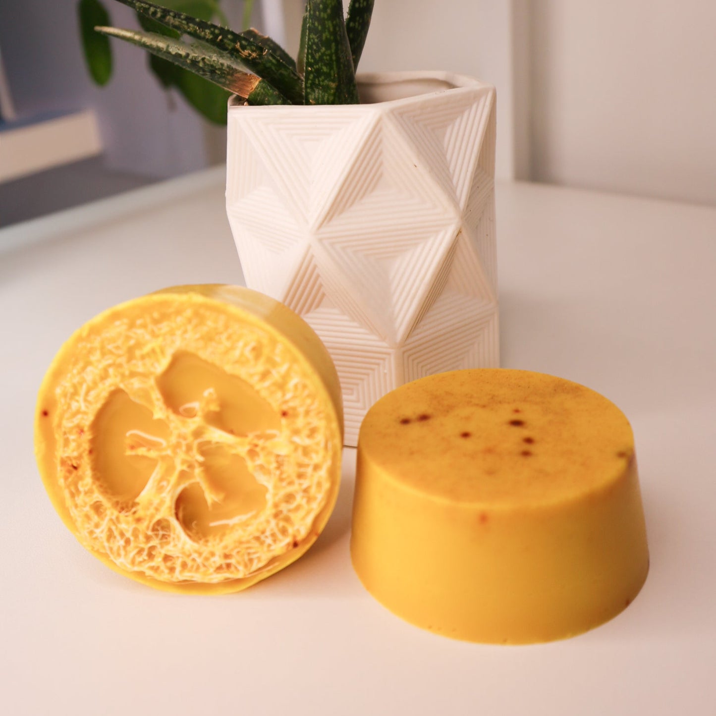 Jabon de Lufa y Cúrcuma