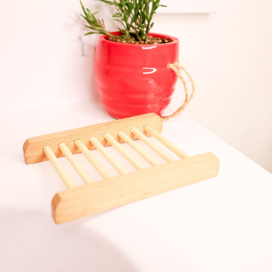 Bandeja de jabón de bambú