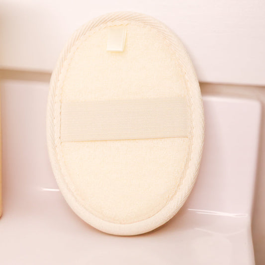 Exfoliating loofah pads