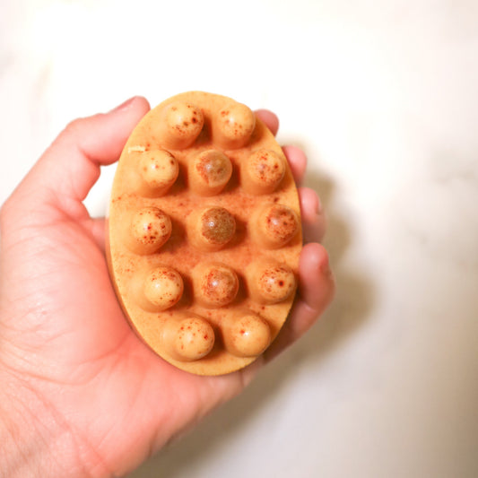 Jabon de masaje de cúrcuma